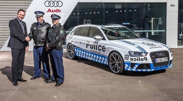 Audi 提供 RS4 Avant 成為澳洲警方用車！